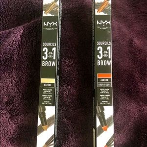 Set of 2 NYX Sourcils 3 in 1 Brow